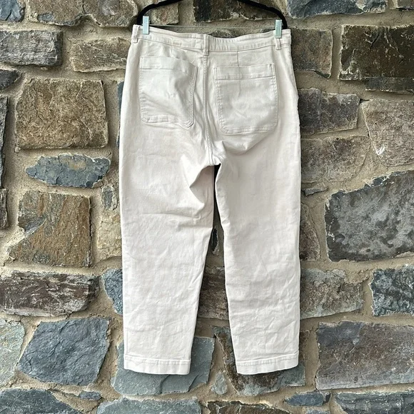 Everlane The Easy Pants Organic Cotton in Canvas Size 16